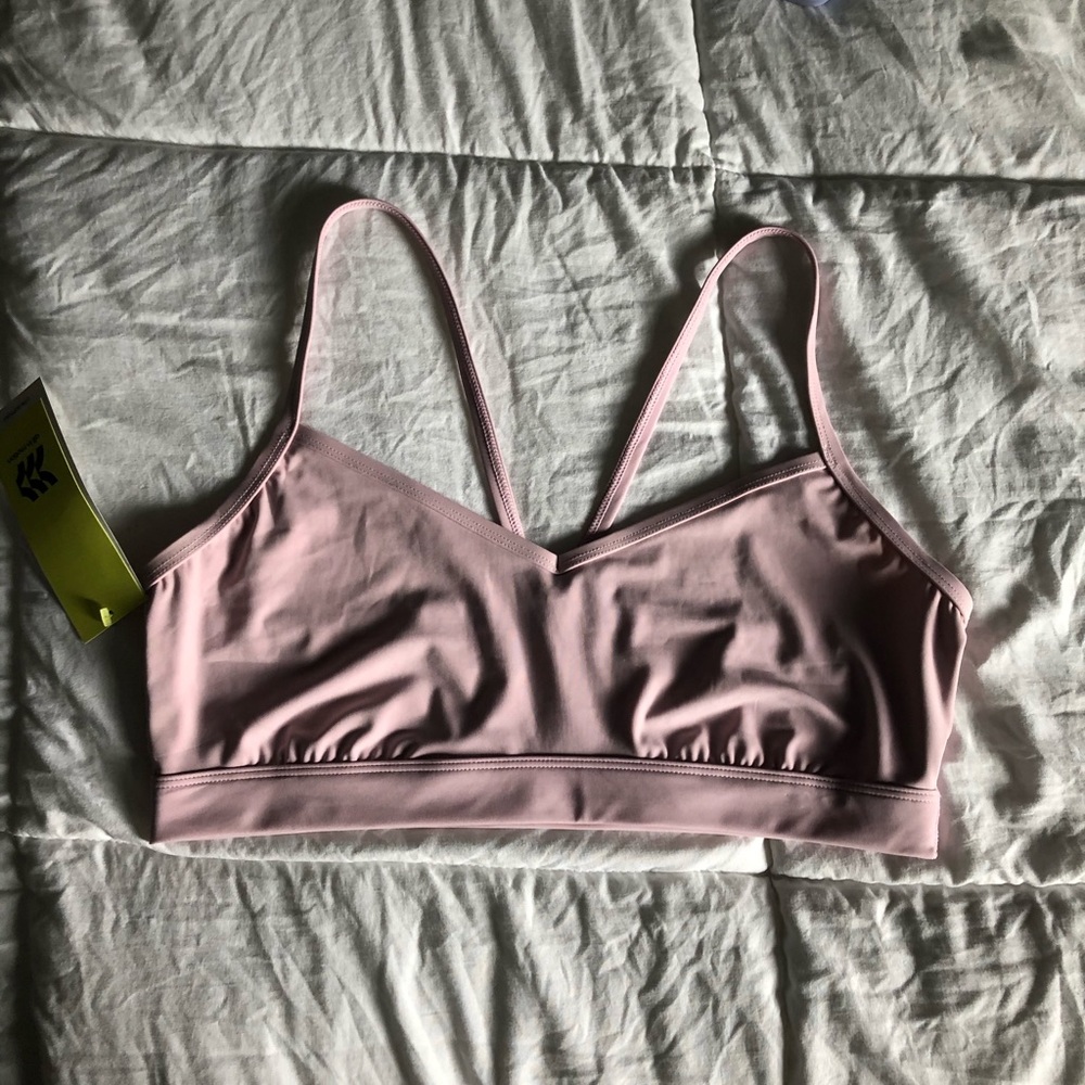 Dusty Pink sports bra